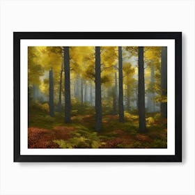 Autumn Forest 39 Art Print