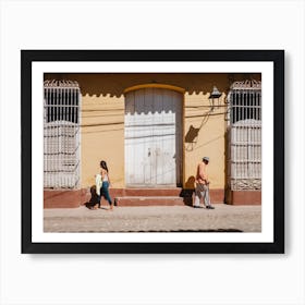 Timing In The Streets Of Mexico Art Print