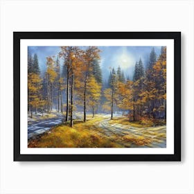 Autumn Forest 42 Art Print