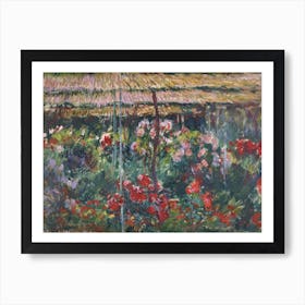 Peony Garden, Claude Monet Art Print