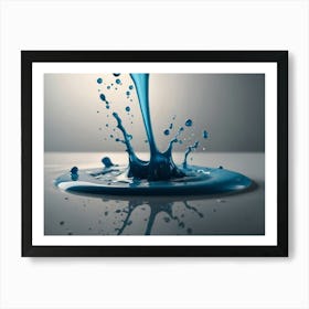 Splashing Liquid Stock Videos & Royalty-Free Footage Art Print