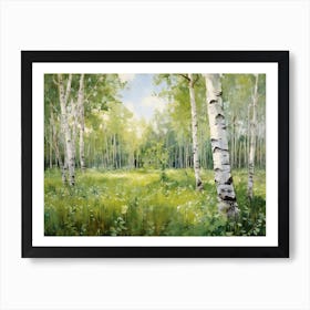 Birch Trees 4 Art Print