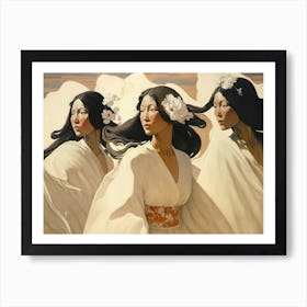 The Dance Of The Sisters Art Print