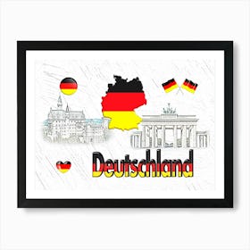 OUR HOME - GERMANY design collection Art Print