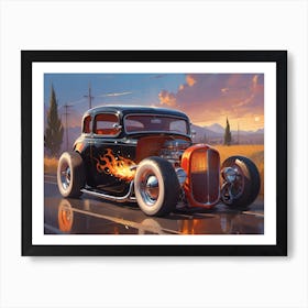 Hot Rod 15 Art Print