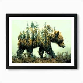 Bear Ghost - Bear Spirit Art Print
