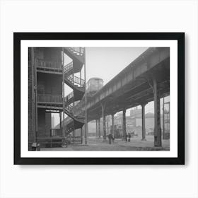 Untitled Photo, Possibly Related To Children Playing Under The Elevated On The Southside Of Chicago, Illinois By Art Print