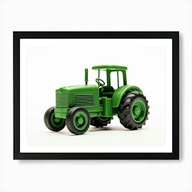 Toy Car Green Tractor Art Print