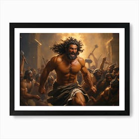 Warrior of The Lord Art Print