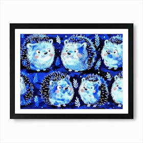 Hedgehogs Art Print