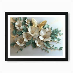 Flower Wall Art 4 Art Print