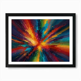 Burst Of Color Art Print