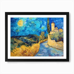 Contemporary Artwork Inspired By Vincent Van Gogh 8 Art Print