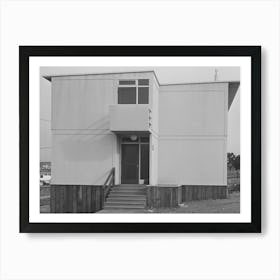 Vallejo, California, Entrance To Fsa (Farm Security Administration) Dormitory For Defense Workers By Russell Lee Art Print