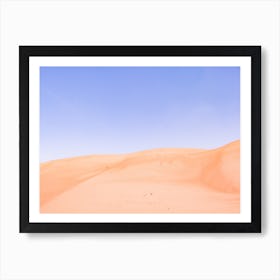 Sandy Desert Landscape Oman 2 Art Print