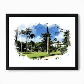 Somers Garden, Bermuda, Caribbean Art Print