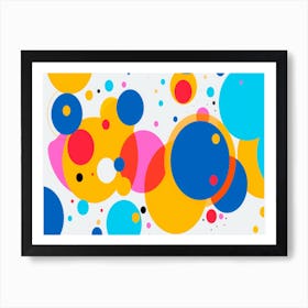 Abstract Circles 2 Art Print