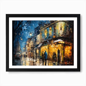 Night In The City 3 Art Print