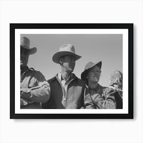 Untitled Photo, Possibly Related To Group Of Spectators At Sideshow Watching Man Unloosen Himself From Art Print