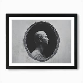 Man In A Hole Art Print