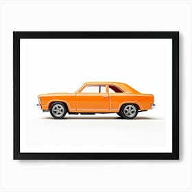 Toy Car 68 Chevy Nova Orange Art Print