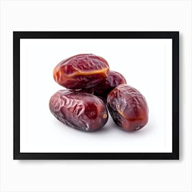 Dates On A White Background 15 Art Print