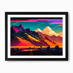 Mountain Highway Art Print