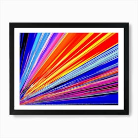 Abstract geometric Painting Art Print