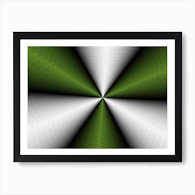 Green Color Modern Interior Background Art Print