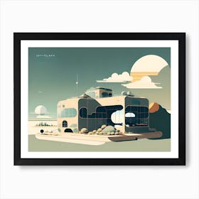 House In The Sky Art Print