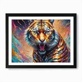 Tiger Face Art Print