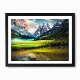 Mountain Landscape 4 Art Print