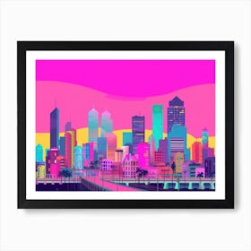 Tel Aviv Skyline  Art Print