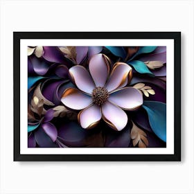 Purple Flower 1 Art Print