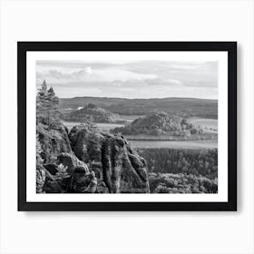 Black And White Landscape Art Print