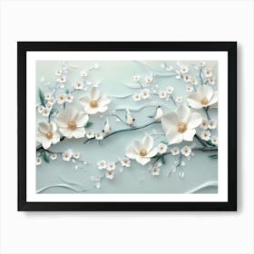 Magnolia Blossoms Art Print