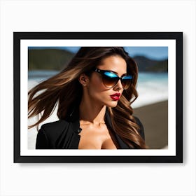 Stunning Model Art Print