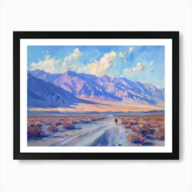 Cowboy In Death Valley California 4 Art Print