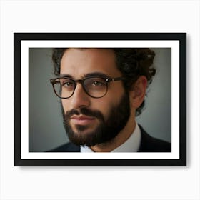 Jewish Man Portrait 02 Art Print