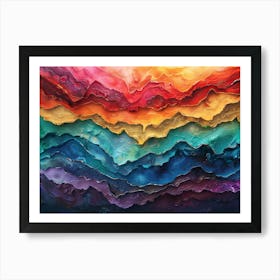 Abstract Painting 217 Art Print