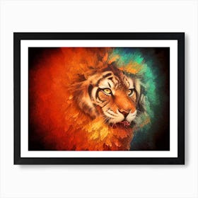 Tiger 8 Art Print