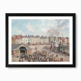 Fishmarket (1902), Camille Pissarro Art Print