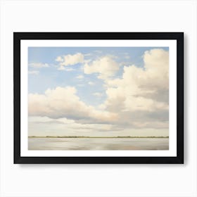 Neutral Summer Coastal Vintage Art Print