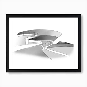 Museo Contemporáneo Niteroi Art Print