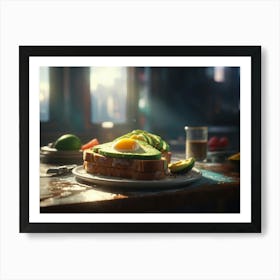 Avocado Toast 28 Art Print