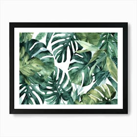 Tropical Leaves 133 Art Print