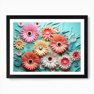 Paper Quilling Wall Art /unframed /quilling Wall -  UK