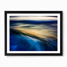 The Uniqueness Of Waves 4 Art Print