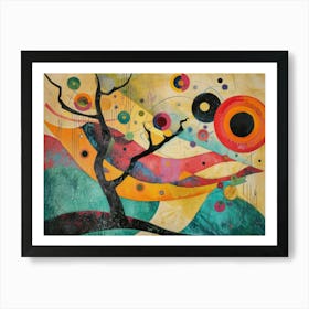 Contemporary Artwork Inspired By Wassily Kandinsky 2 Art Print