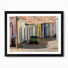 Colourful Streets In Trinidad, Cuba Art Print